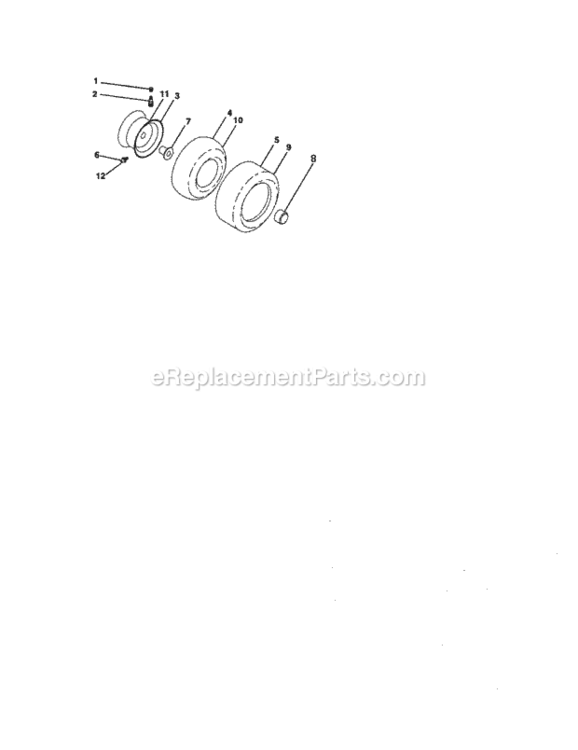 Page H Diagram and Parts List for 917276051  Craftsman Lawn Tractor