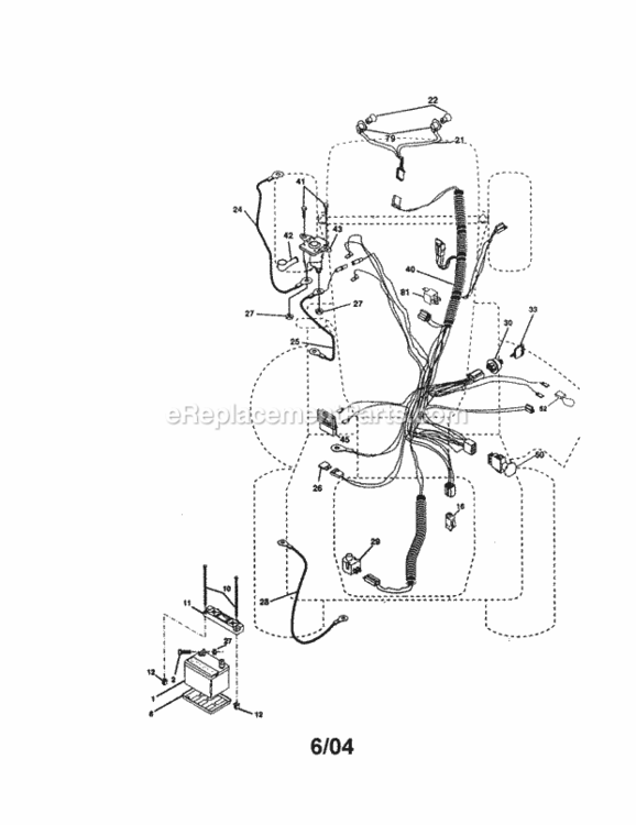 Page A Diagram and Parts List for 917276080  Craftsman Lawn Tractor