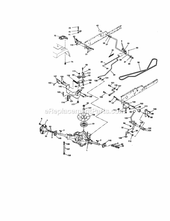 Page C Diagram and Parts List for 917276080  Craftsman Lawn Tractor