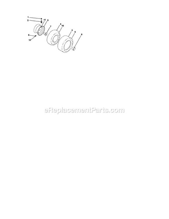 Page H Diagram and Parts List for 917276081  Craftsman Lawn Tractor