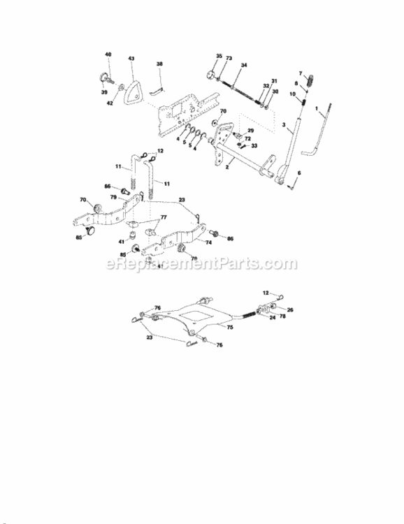 Page I Diagram and Parts List for 917276240  Craftsman Lawn Tractor