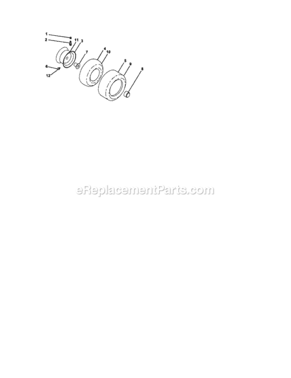 Page H Diagram and Parts List for 917276310  Craftsman Lawn Tractor