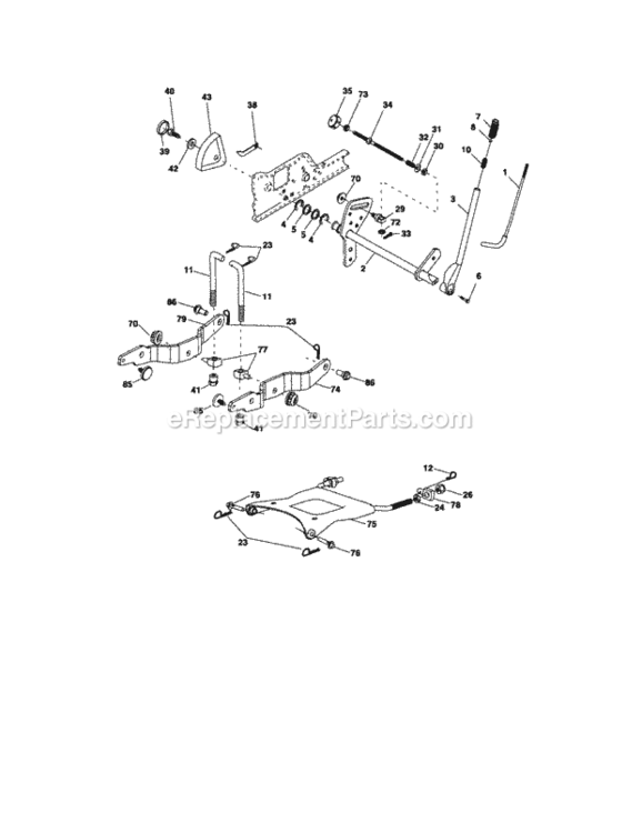 Page I Diagram and Parts List for 917276330  Craftsman Lawn Tractor