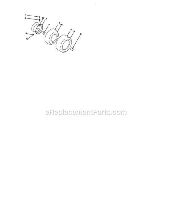 Page H Diagram and Parts List for 917276340  Craftsman Lawn Tractor