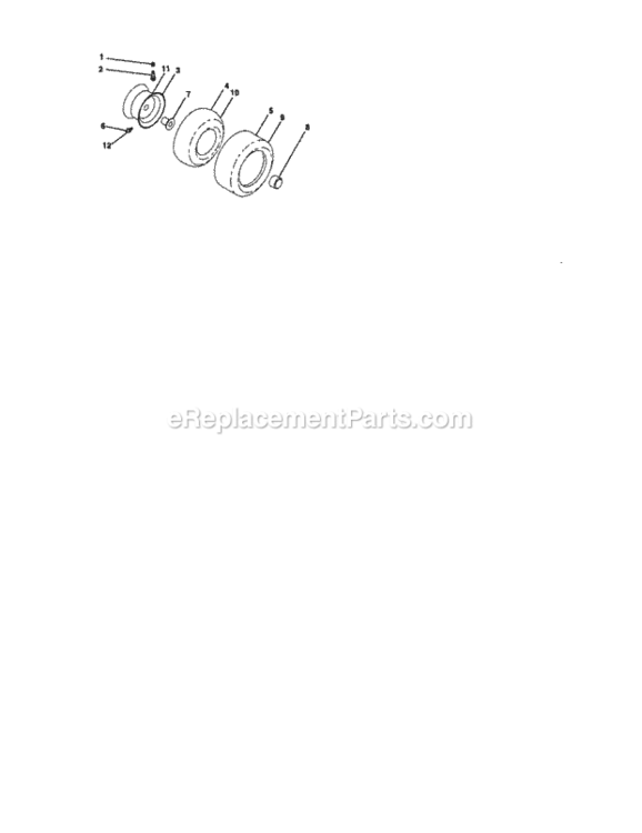 Page H Diagram and Parts List for 917276360  Craftsman Lawn Tractor