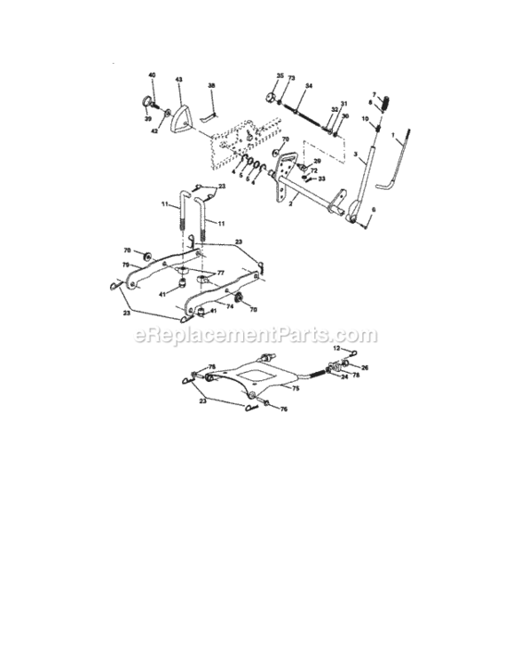 Page I Diagram and Parts List for 917276360  Craftsman Lawn Tractor