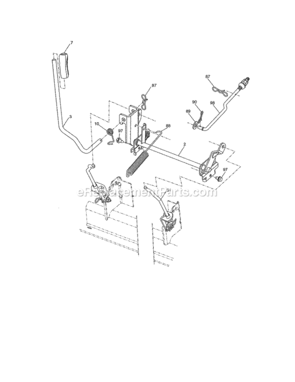 Page I Diagram and Parts List for 917276620  Craftsman Lawn Tractor