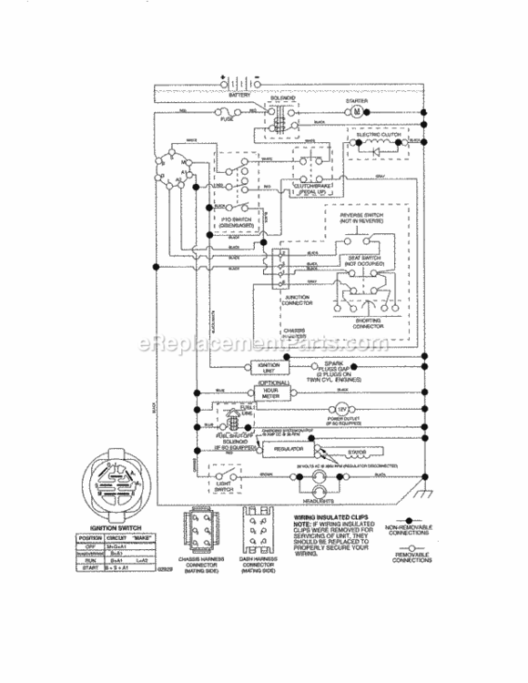 Page K Diagram and Parts List for 917276700  Craftsman Lawn Tractor
