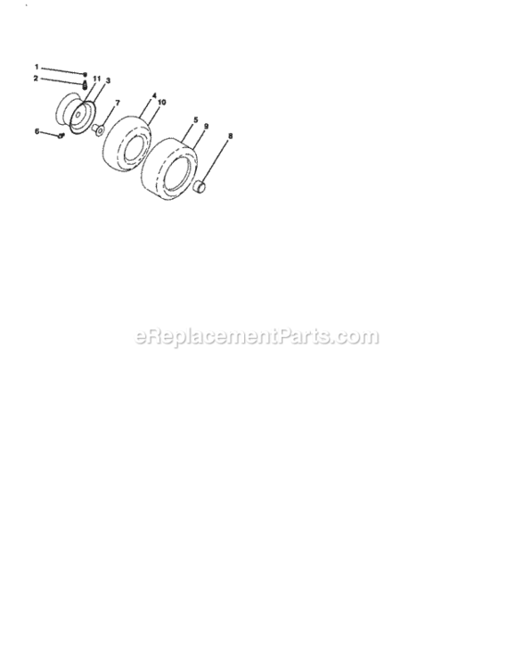 Page H Diagram and Parts List for 917276701  Craftsman Lawn Tractor