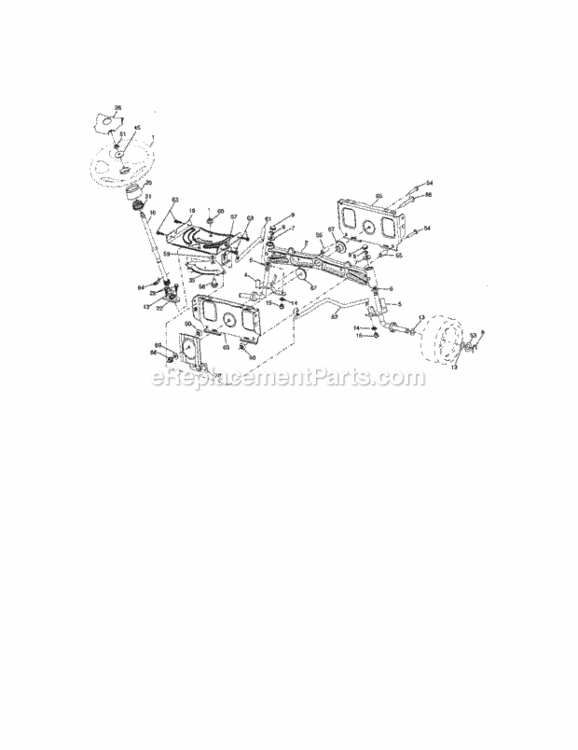 Page C Diagram and Parts List for 917276802  Craftsman Lawn Tractor