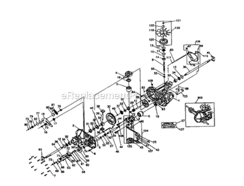 Page K Diagram and Parts List for 917276827  Craftsman Lawn Tractor