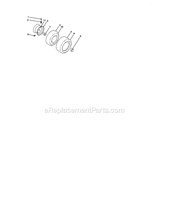 Page H Diagram and Parts List for 917276840  Craftsman Lawn Tractor