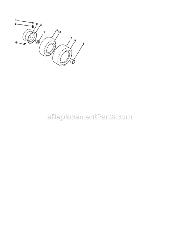 Page H Diagram and Parts List for 917276843  Craftsman Lawn Tractor