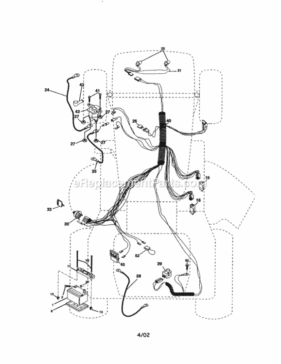 Page A Diagram and Parts List for 917277070  Craftsman Lawn Tractor