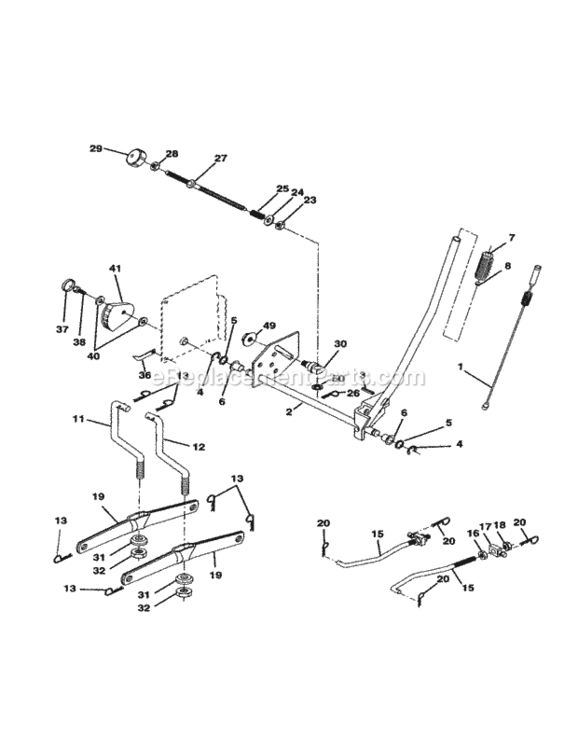 Page I Diagram and Parts List for 917277070  Craftsman Lawn Tractor