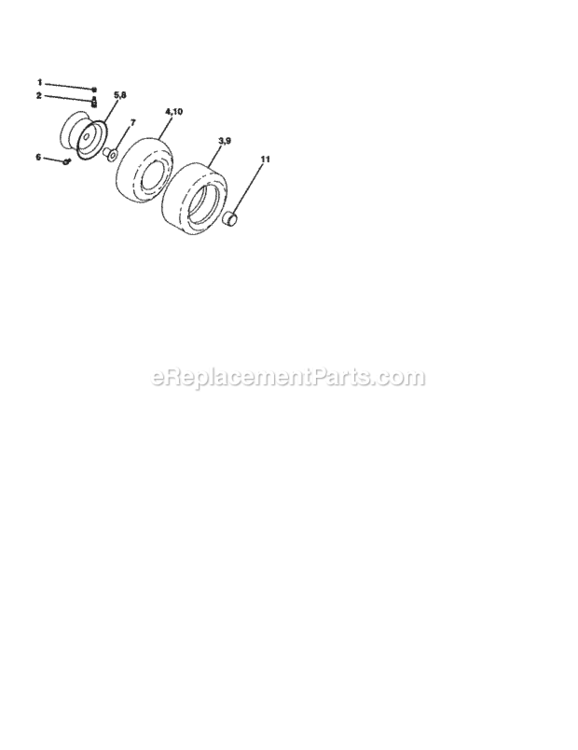 Page G Diagram and Parts List for 917277100  Craftsman Lawn Tractor