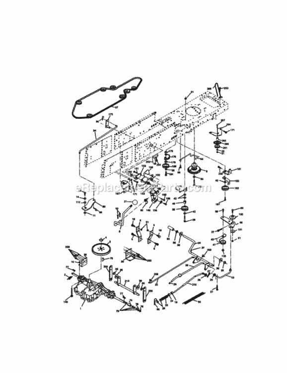 Page C Diagram and Parts List for 917277101  Craftsman Lawn Tractor