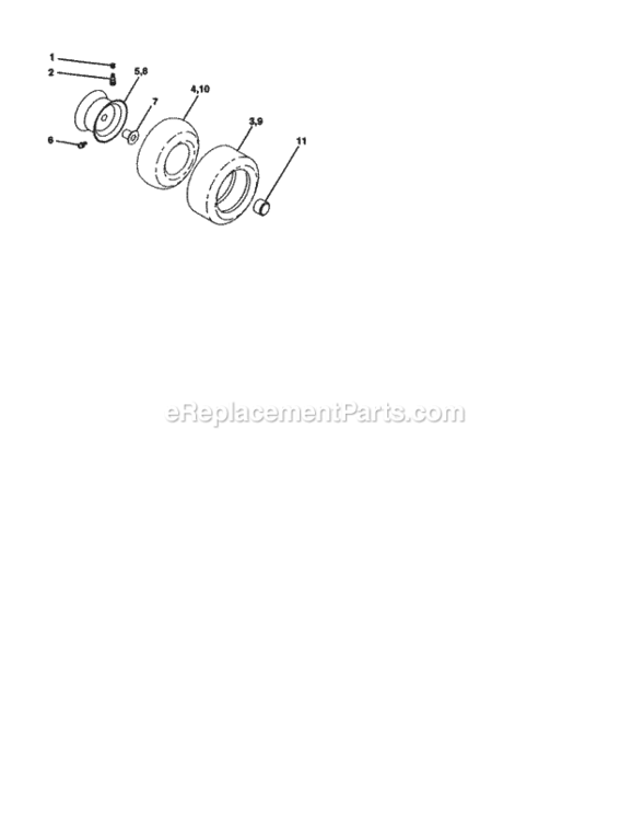 Page G Diagram and Parts List for 917277111  Craftsman Lawn Tractor