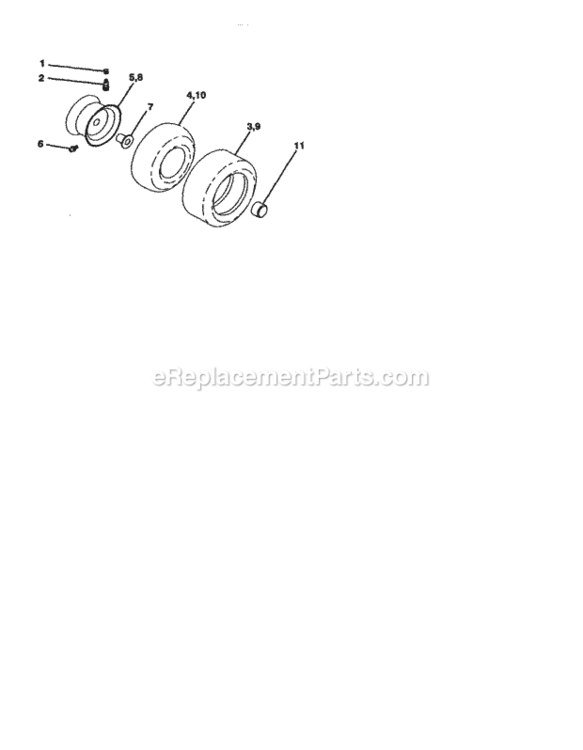 Page G Diagram and Parts List for 917277122  Craftsman Lawn Tractor