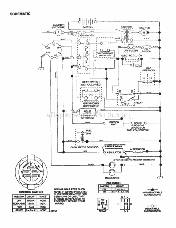 Page L Diagram and Parts List for 917277123  Craftsman Lawn Tractor