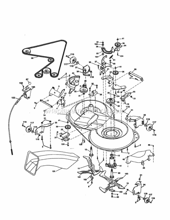 Page J Diagram and Parts List for 917277260  Craftsman Lawn Tractor