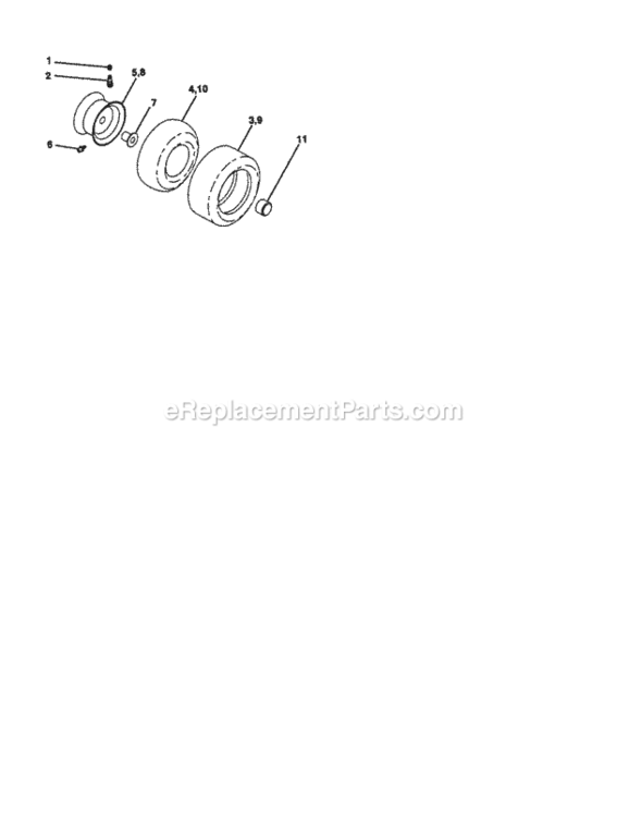 Page G Diagram and Parts List for 917277263  Craftsman Lawn Tractor