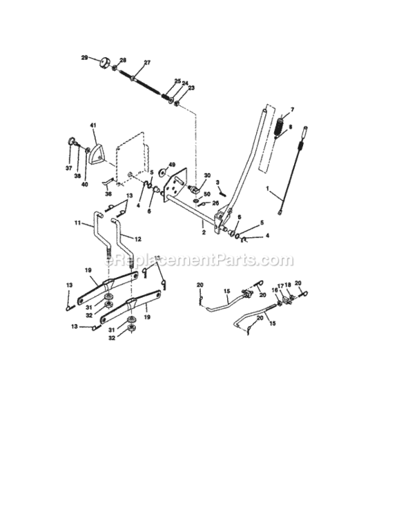 Page I Diagram and Parts List for 917277263  Craftsman Lawn Tractor