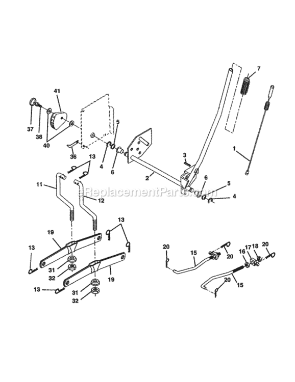 Page I Diagram and Parts List for 917277340  Craftsman Lawn Tractor
