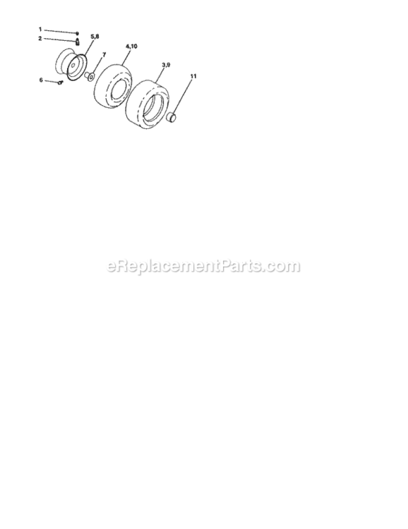 Page G Diagram and Parts List for 917277400  Craftsman Lawn Tractor