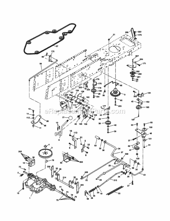Page C Diagram and Parts List for 917278230  Craftsman Lawn Tractor