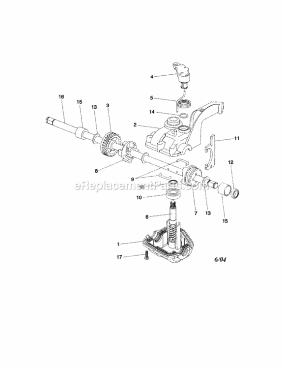 Page C Diagram and Parts List for 917278870  Craftsman Lawn Mower