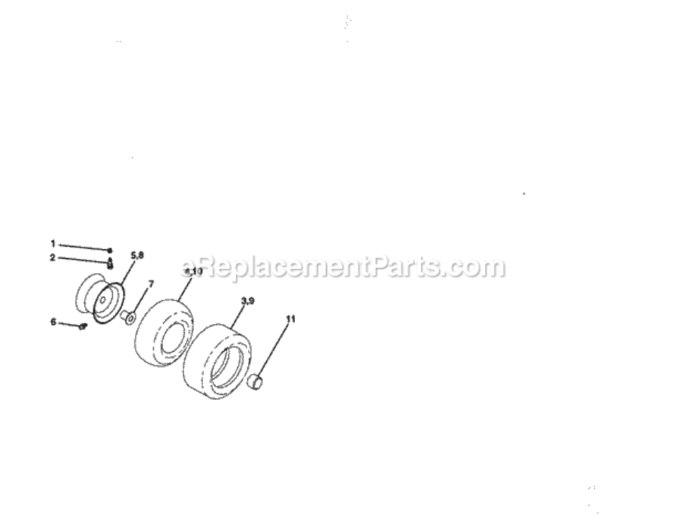 Page G Diagram and Parts List for 917279841  Craftsman Lawn Tractor