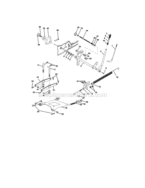 Page G Diagram and Parts List for 917279983  Craftsman Lawn Tractor