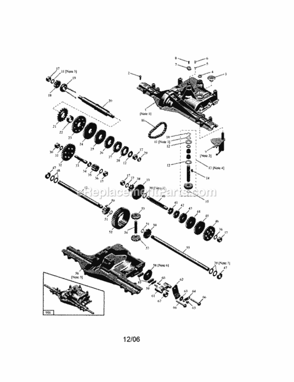 Page L Diagram and Parts List for 917287130  Craftsman Lawn Tractor