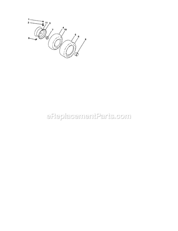 Page H Diagram and Parts List for 917287340  Craftsman Lawn Tractor