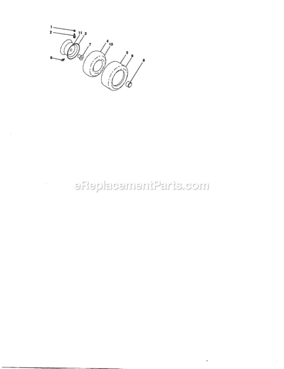 Page H Diagram and Parts List for 917287382  Craftsman Lawn Tractor