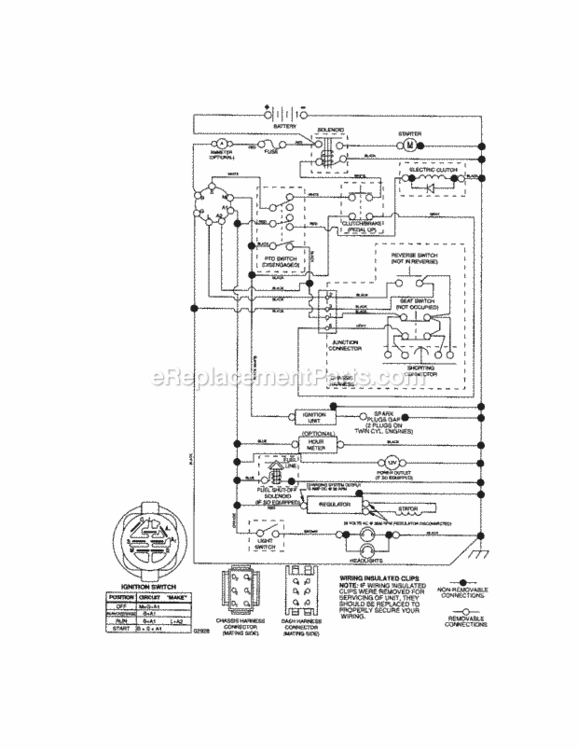 Page K Diagram and Parts List for 917287462  Craftsman Lawn Tractor