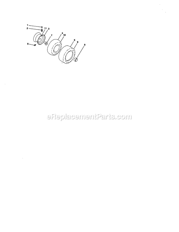 Page H Diagram and Parts List for 917287462  Craftsman Lawn Tractor