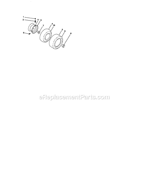 Page H Diagram and Parts List for 917287481  Craftsman Lawn Tractor