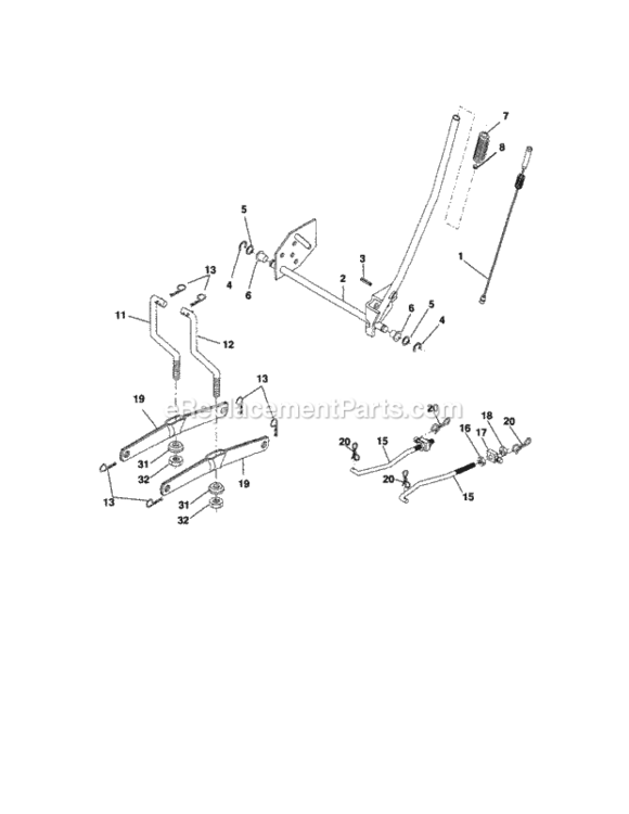 Page I Diagram and Parts List for 917288100  Craftsman Lawn Tractor