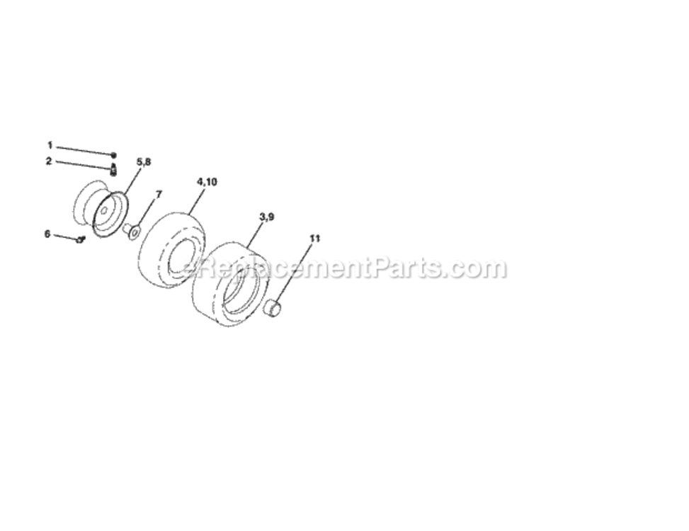 Page I Diagram and Parts List for 917288101  Craftsman Lawn Tractor