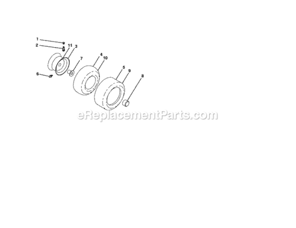 Page H Diagram and Parts List for 917288112  Craftsman Lawn Tractor