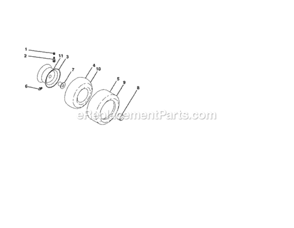 Page H Diagram and Parts List for 917288130  Craftsman Lawn Tractor