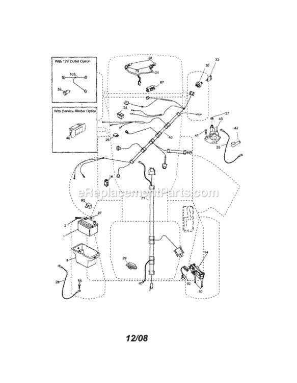 Page A Diagram and Parts List for 917288131  Craftsman Lawn Tractor