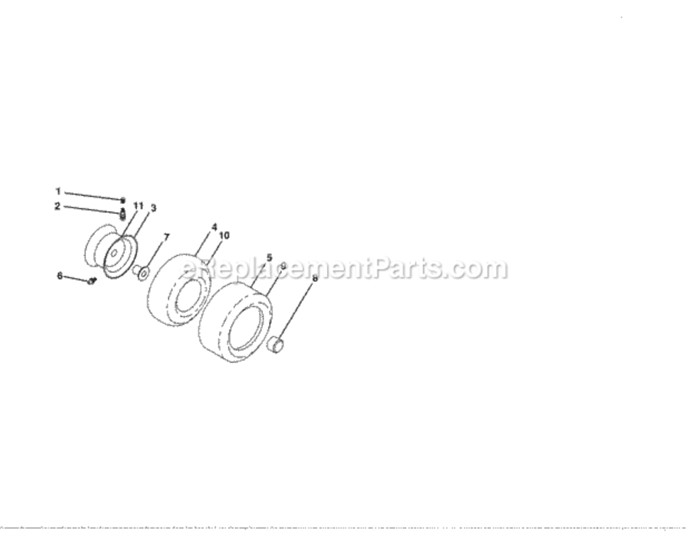 Page J Diagram and Parts List for 917288163  Craftsman Lawn Tractor