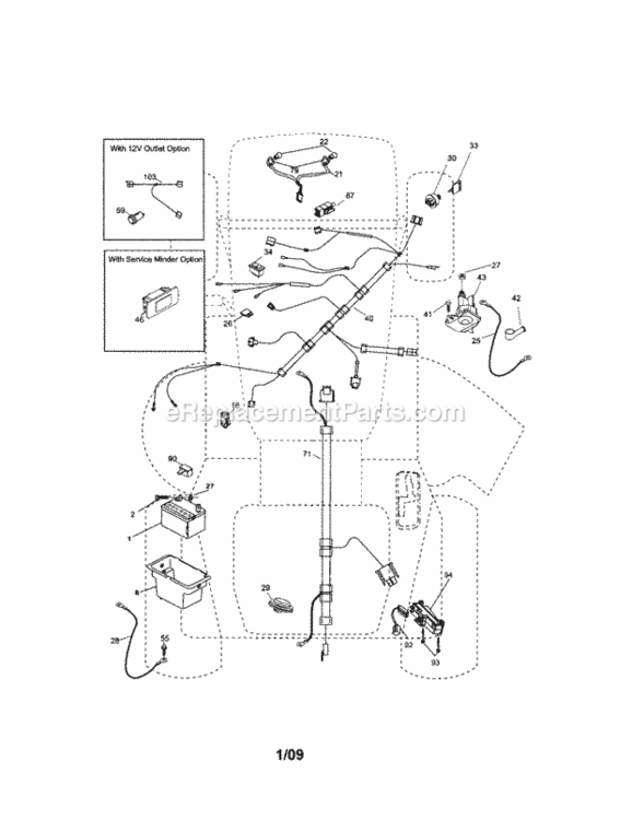 Page A Diagram and Parts List for 917288210  Craftsman Lawn Tractor