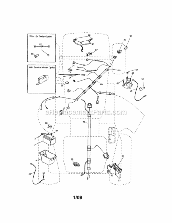Page A Diagram and Parts List for 917288211  Craftsman Lawn Tractor