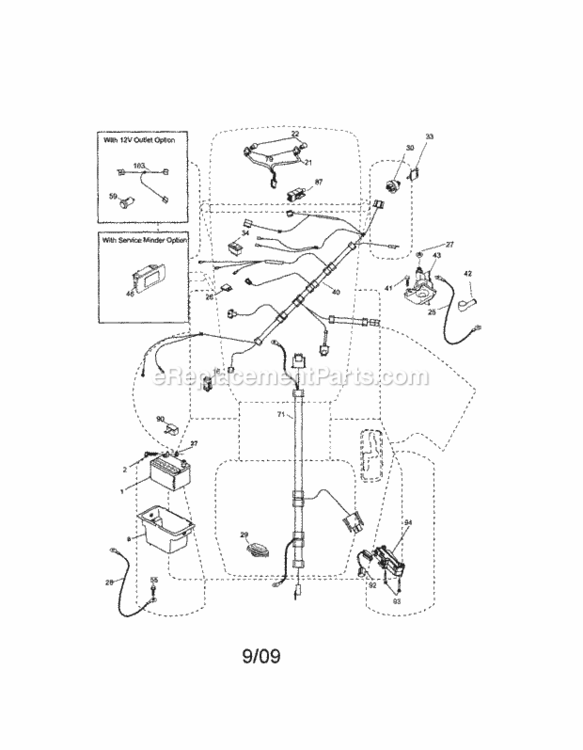 Page A Diagram and Parts List for 917288230  Craftsman Lawn Tractor