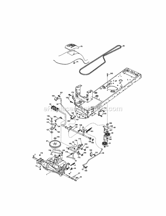 Page D Diagram and Parts List for 917288270  Craftsman Lawn Tractor
