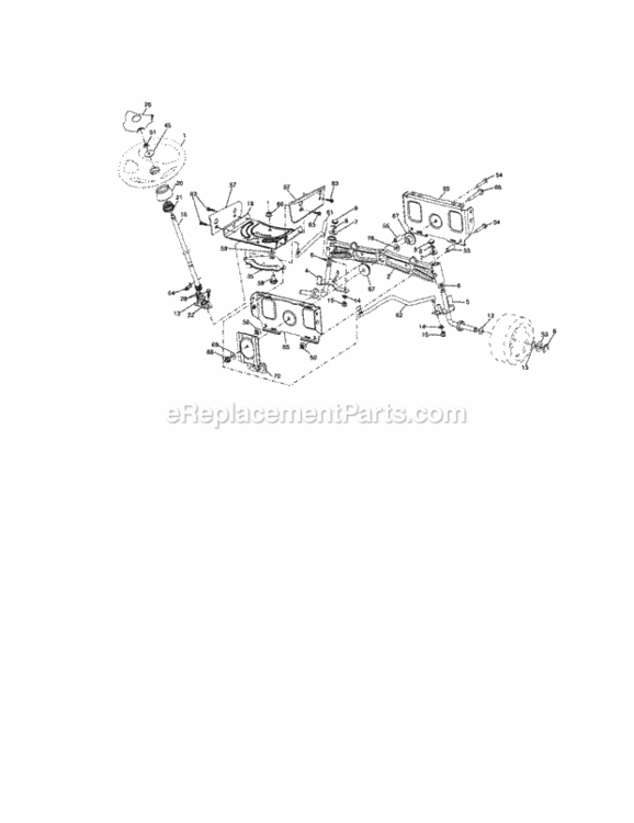 Page C Diagram and Parts List for 917288271  Craftsman Lawn Tractor